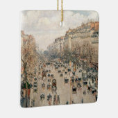 ピサロ – ブールバードモンマルトル、アフタヌーンサン セラミックオーナメント (右)