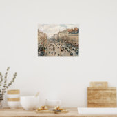 ピサロ – ブールバードモンマルトル、アフタヌーンサン ポスター (キッチン)