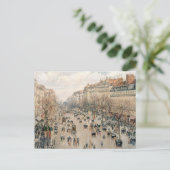 ピサロ – ブールバードモンマルトル、アフタヌーンサン ポストカード (スタンド正面)