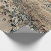 ピサロ – ブールバードモンマルトル、アフタヌーンサン ラッピングペーパー (角)