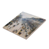 ピサロ – ブールバードモンマルトル、ウィンターモーニング タイル (側面)