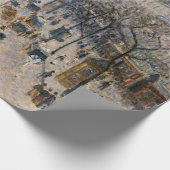 ピサロ – ブールバードモンマルトル、ウィンターモーニング ラッピングペーパー (角)