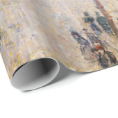 ピサロ – ブールバードモンマルトル、ウィンターモーニング ラッピングペーパー (ロールコーナー)