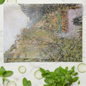 ピサロ – ブールバードモンマルトル，マルディグラ キッチンタオル (折り畳み)