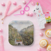 ピサロ – ブールバードモンマルトル，マルディグラ ペーパープレート (パーティー)