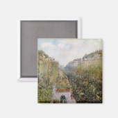 ピサロ – ブールバードモンマルトル，マルディグラ マグネット (正面/裏面)