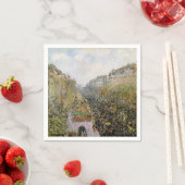 ピサロ - モンマルトル大通り、マルディグラ スタンダードカクテルナプキン (インサイチュ)