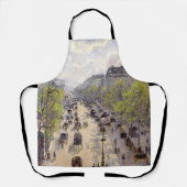 ピサロ - モンマルトル大通り、春 エプロン (正面)