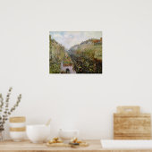 ピサロ - モンマルトル大通り、肉屋祭り ポスター (キッチン)