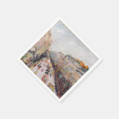 ピサロ – モンマルトル,マルディグラスオンザブールバード スタンダードカクテルナプキン (角)