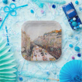 ピサロ – モンマルトル,マルディグラスオンザブールバード ペーパープレート (パーティー)