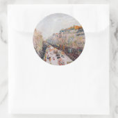 ピサロ – モンマルトル，マルディグラスオンザブールバード ラウンドシール (バッグ)