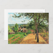 ピサロ – ルベチエンヌのオルチャ素晴らしード，アート， ポストカード (正面/裏面)