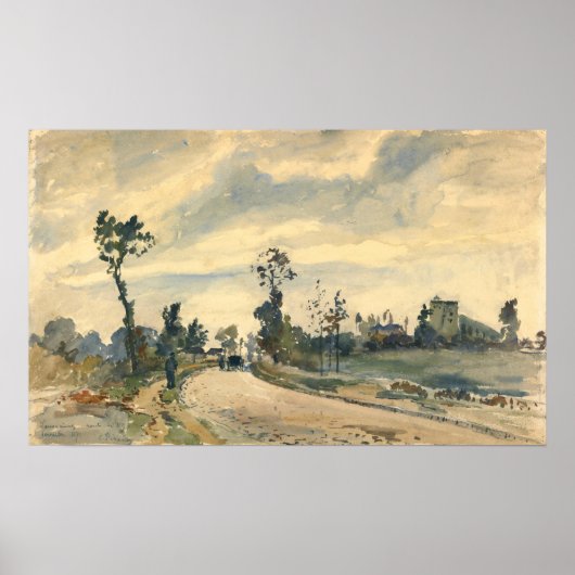 ピサロ – ルヴェチェンヌルートドゥサンジェルマン ポスター (正面)