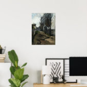 ピサロ – ロード冬1862 ポスター (ホームオフィス)