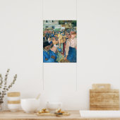 ピサロ – 家禽市場ポントワーズ1892 ポスター (キッチン)