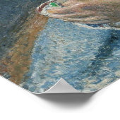 ピサロ – 朝食ヤングファーマーテンウーマンコーヒー ポスター (角)