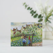 ピサロ – 梅の花 ポストカード (スタンド正面)