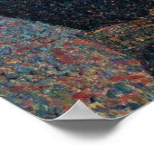 ピサロ – 緑のスカーフ付き女性1893 ポスター (角)