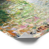 ピサロ – 若い女性が彼女の足を入浴1894 ポスター (角)