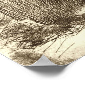 ピサロ – 1890年の農夫の労働者 ポスター (角)