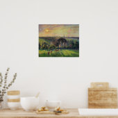 ピサロ – At Eragny 1897 ポスター (キッチン)