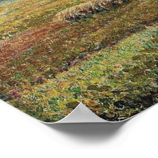 ピサロ – Flock Of Sheep 1902 ポスター (角)