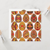 ピサンキイースターエッグカード カード (正面/裏面インサイチュ)