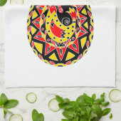 ピサンキイースターエッグ キッチンタオル (折り畳み)