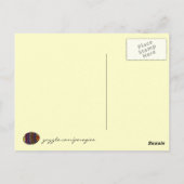 ピサンキーアンドグースウクライナフォークアート ポストカード (裏面)