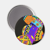 ピサンキーウクライナフォークアート マグネット (正面/裏面)