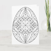 ピサンキ カードを着色する2 カード (正面)