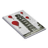 ピサ塔と赤熱気球 ノートブック (右側)