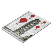 ピサ塔と赤熱気球 ノートブック (左側)