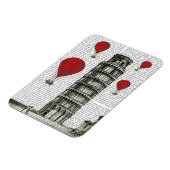 ピサ塔と赤熱気球 マグネット (左側)