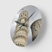 ピサ斜塔 ラウンド壁時計 (傾斜)
