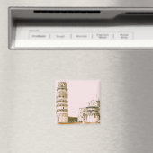 ピサ磁石の斜塔ヴィンテージ マグネット (インサイチュ (食洗機))