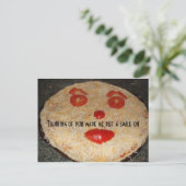 ピザおめでとう！ ポストカード (スタンド正面)