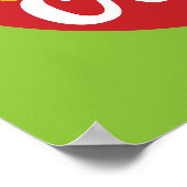 ピザおもしろいで我々クラストレトロキッチンアールデコ ポスター (角)