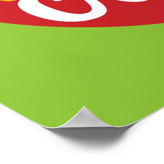 ピザおもしろいで我々クラストレトロキッチンアールデコ ポスター (角)