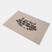 ピザおもしろいやパッケージを持っている方が良い,中立 ドアマット (アングル)