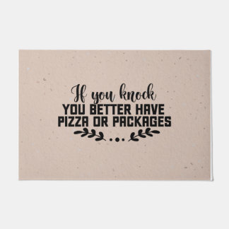 ピザおもしろいやパッケージを持っている方が良い,中立 ドアマット
