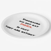 ピザおもしろいプレート ペーパープレート (アングル)