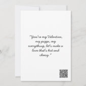 ピザおもしろいー恋人にピッタリのバレンタインデー サンキューカード (裏面)