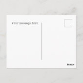 ピザおもしろい好きの追加文字 ポストカード (裏面)