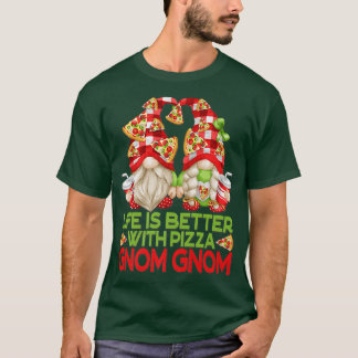 ピザおもしろい好き格言の生活はピザの方が良い Tシャツ