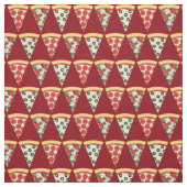 ピザかわいい食べ物キッズ ファブリック (見本)