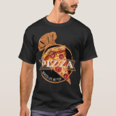 ピザが人生をより良くする Tシャツ (正面)