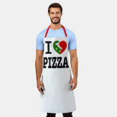 ピザが大好き エプロン (着用した状態)