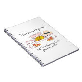 ピザが大好き、猫 ノートブック (右側)